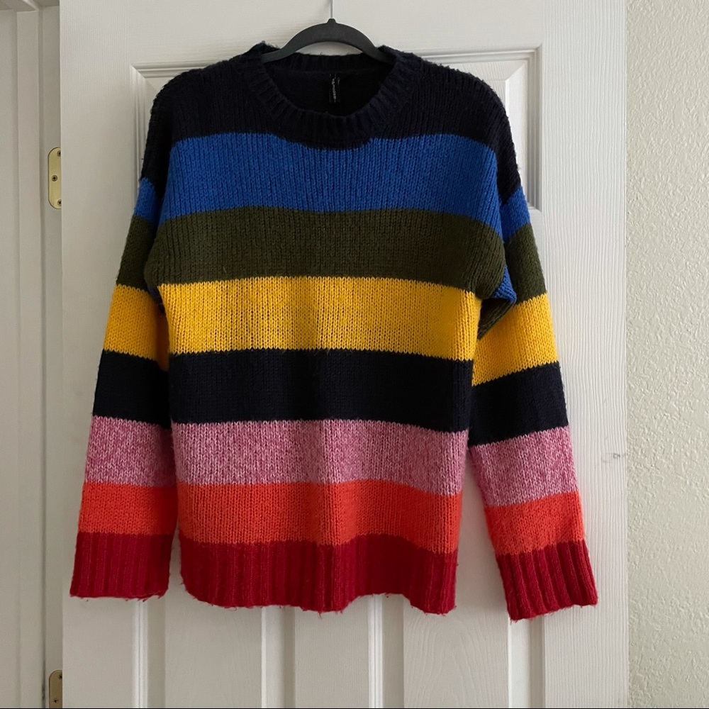 Colorful Knit Sweater